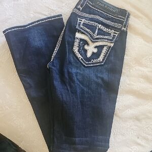 Rock Revival Women's Dark Blue Boot Cut Jeans